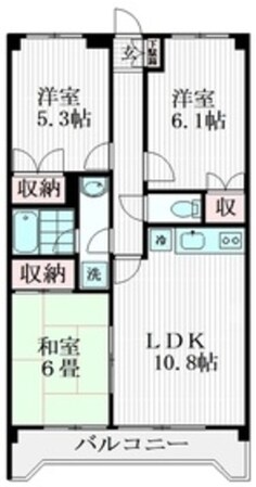 グランパレス鈴木の物件間取画像